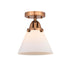 Innovations - 288-1C-AC-G41 - One Light Semi-Flush Mount - Nouveau 2 - Antique Copper