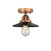 Innovations - 288-1C-AC-M6-BK-LED - LED Semi-Flush Mount - Nouveau 2 - Antique Copper