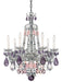 Schonbek - 5536CL - Seven Light Chandelier - Hamilton Rock Crystal - Silver