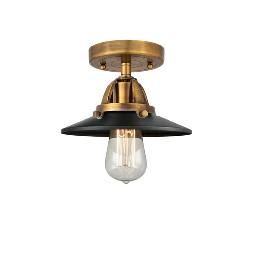 Innovations - 288-1C-BB-M6-BK-LED - LED Semi-Flush Mount - Nouveau 2 - Brushed Brass