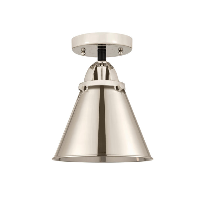 Innovations - 288-1C-BPN-M13-PN - One Light Semi-Flush Mount - Nouveau 2 - Black Polished Nickel