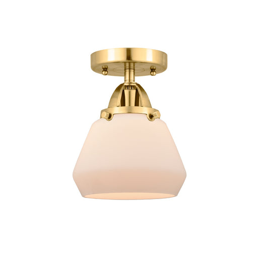 Innovations - 288-1C-SG-G171 - One Light Semi-Flush Mount - Nouveau 2 - Satin Gold