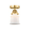 Innovations - 288-1C-SG-G181S - One Light Semi-Flush Mount - Nouveau 2 - Satin Gold