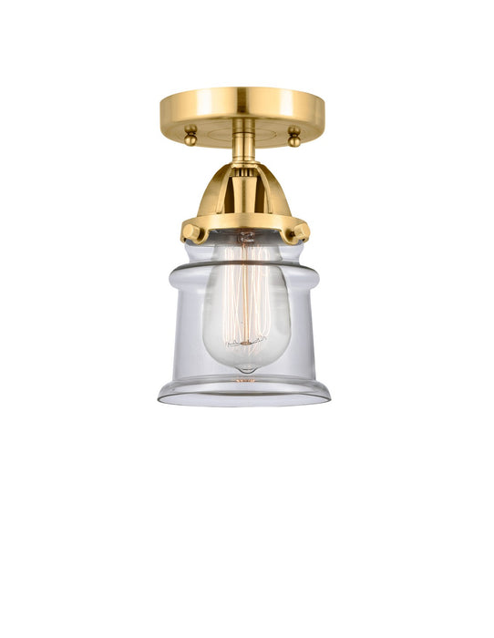 Innovations - 288-1C-SG-G182S - One Light Semi-Flush Mount - Nouveau 2 - Satin Gold