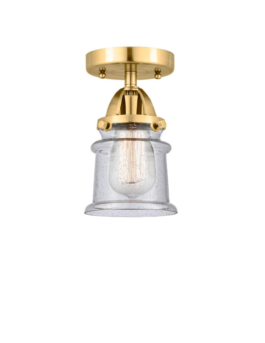 Innovations - 288-1C-SG-G184S - One Light Semi-Flush Mount - Nouveau 2 - Satin Gold