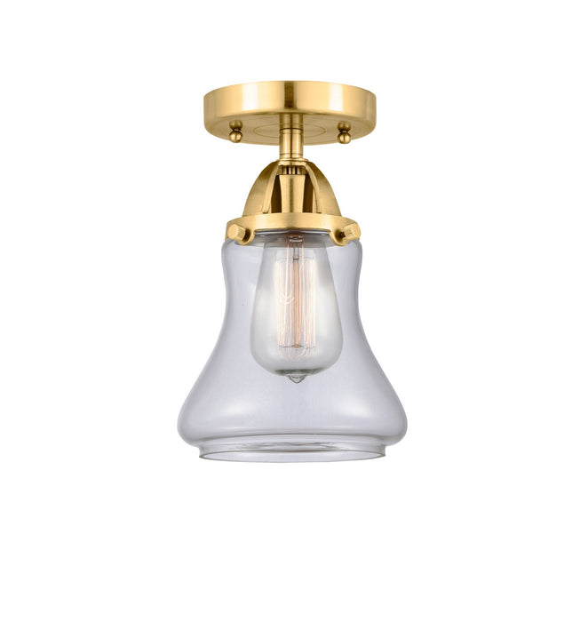 Innovations - 288-1C-SG-G192 - One Light Semi-Flush Mount - Nouveau 2 - Satin Gold