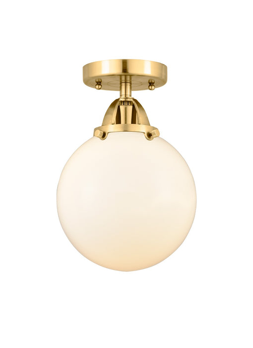 Innovations - 288-1C-SG-G201-8 - One Light Semi-Flush Mount - Nouveau 2 - Satin Gold