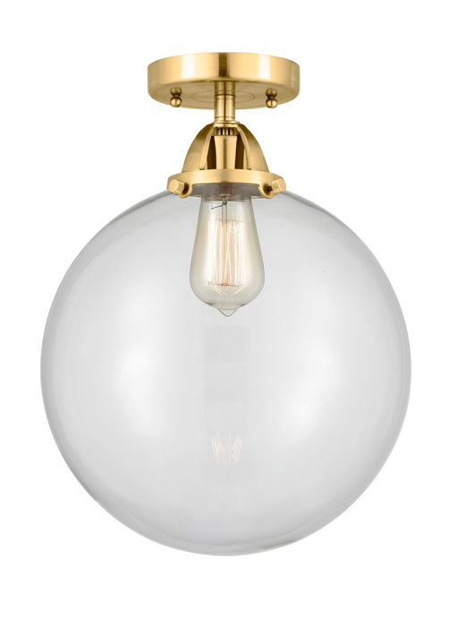 Innovations - 288-1C-SG-G202-12 - One Light Semi-Flush Mount - Nouveau 2 - Satin Gold