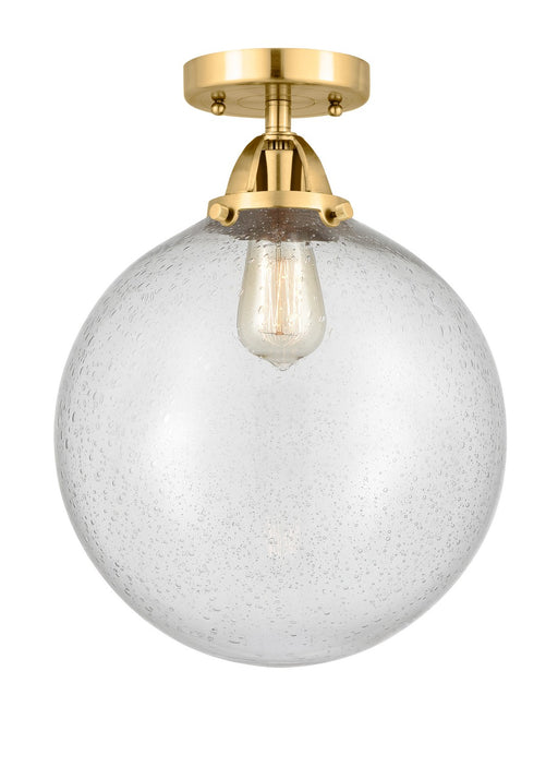 Innovations - 288-1C-SG-G204-12 - One Light Semi-Flush Mount - Nouveau 2 - Satin Gold