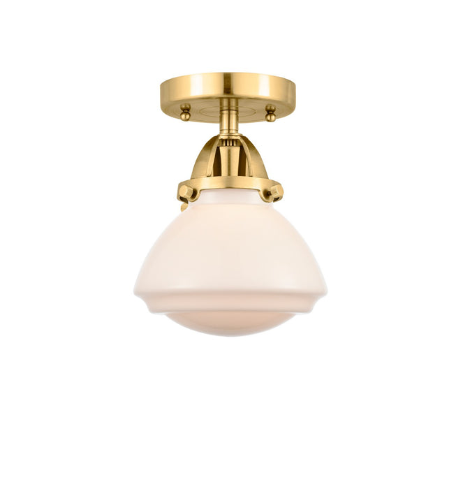 Innovations - 288-1C-SG-G321 - One Light Semi-Flush Mount - Nouveau 2 - Satin Gold