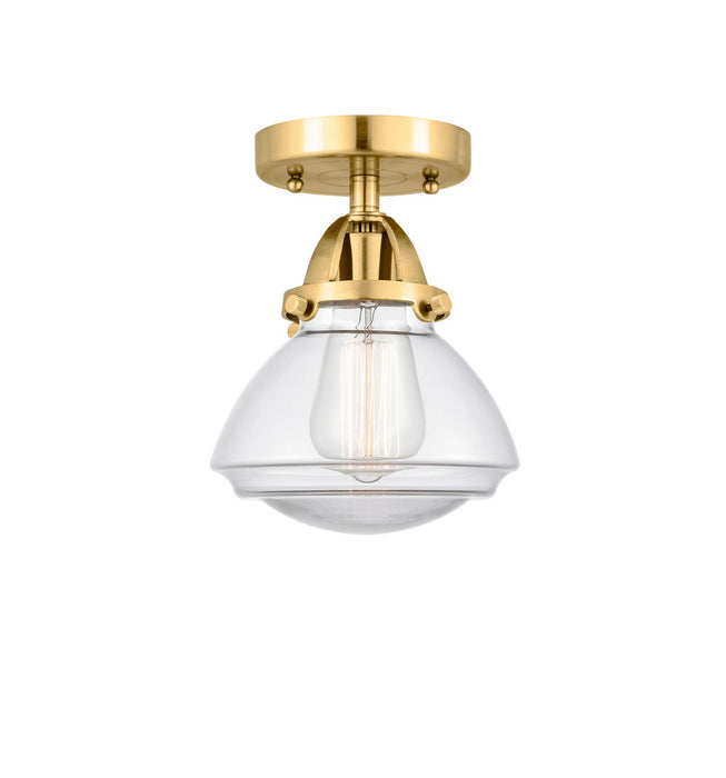 Innovations - 288-1C-SG-G322 - One Light Semi-Flush Mount - Nouveau 2 - Satin Gold