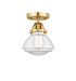 Innovations - 288-1C-SG-G322 - One Light Semi-Flush Mount - Nouveau 2 - Satin Gold