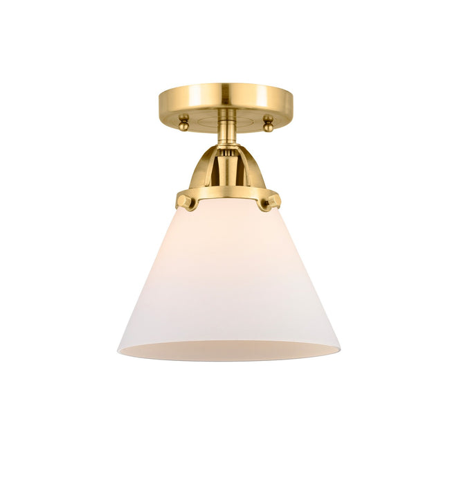 Innovations - 288-1C-SG-G41 - One Light Semi-Flush Mount - Nouveau 2 - Satin Gold