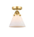 Innovations - 288-1C-SG-G41 - One Light Semi-Flush Mount - Nouveau 2 - Satin Gold