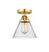 Innovations - 288-1C-SG-G44 - One Light Semi-Flush Mount - Nouveau 2 - Satin Gold