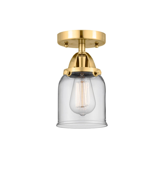 Innovations - 288-1C-SG-G52 - One Light Semi-Flush Mount - Nouveau 2 - Satin Gold