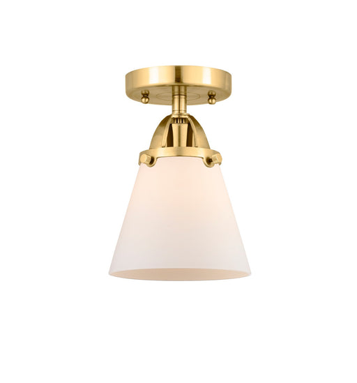 Innovations - 288-1C-SG-G61-LED - LED Semi-Flush Mount - Nouveau 2 - Satin Gold