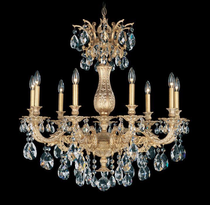 Schonbek - 5679-22H - Nine Light Chandelier - Milano - Heirloom Gold