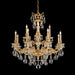 Schonbek - 5682-22H - 12 Light Chandelier - Milano - Heirloom Gold