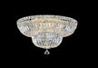 Schonbek - 5894-211O - Nine Light Flush Mount - Petit Crystal Deluxe - Gold