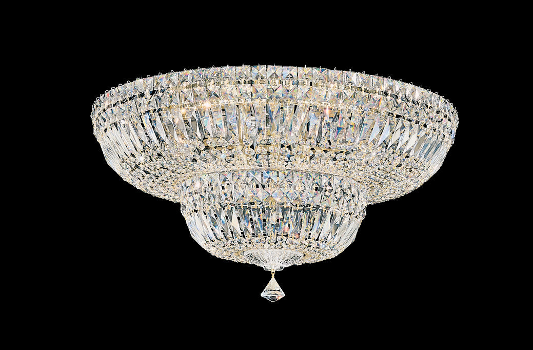 Schonbek - 5895-211R - 13 Light Flush Mount - Petit Crystal Deluxe - Gold