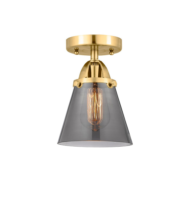 Innovations - 288-1C-SG-G63 - One Light Semi-Flush Mount - Nouveau 2 - Satin Gold