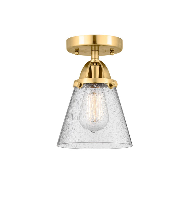 Innovations - 288-1C-SG-G64 - One Light Semi-Flush Mount - Nouveau 2 - Satin Gold