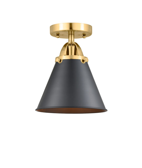 Innovations - 288-1C-SG-M13-BK - One Light Semi-Flush Mount - Nouveau 2 - Satin Gold