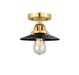 Innovations - 288-1C-SG-M6-BK - One Light Semi-Flush Mount - Nouveau 2 - Satin Gold