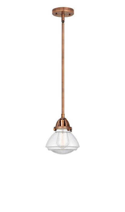 Innovations - 288-1S-AC-G322 - One Light Mini Pendant - Nouveau 2 - Antique Copper