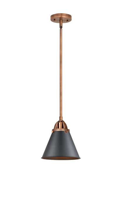 Innovations - 288-1S-AC-M13-BK - One Light Mini Pendant - Nouveau 2 - Antique Copper