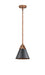 Innovations - 288-1S-AC-M13-BK - One Light Mini Pendant - Nouveau 2 - Antique Copper