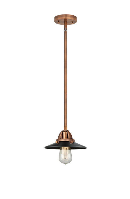 Innovations - 288-1S-AC-M6-BK - One Light Mini Pendant - Nouveau 2 - Antique Copper