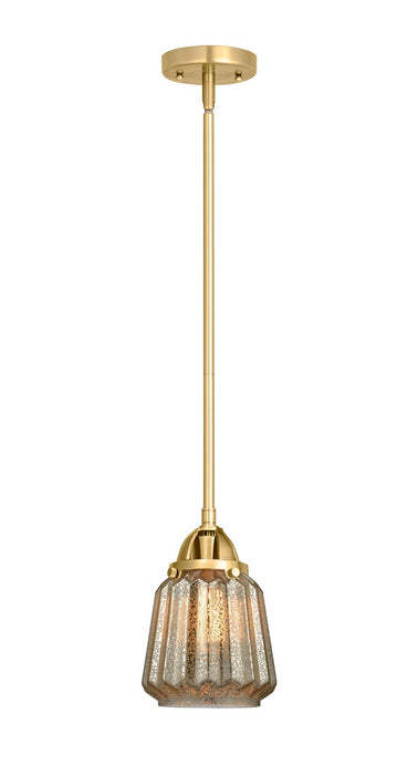 Innovations - 288-1S-SG-G146 - One Light Mini Pendant - Nouveau 2 - Satin Gold