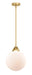 Innovations - 288-1S-SG-G201-10 - One Light Mini Pendant - Nouveau 2 - Satin Gold