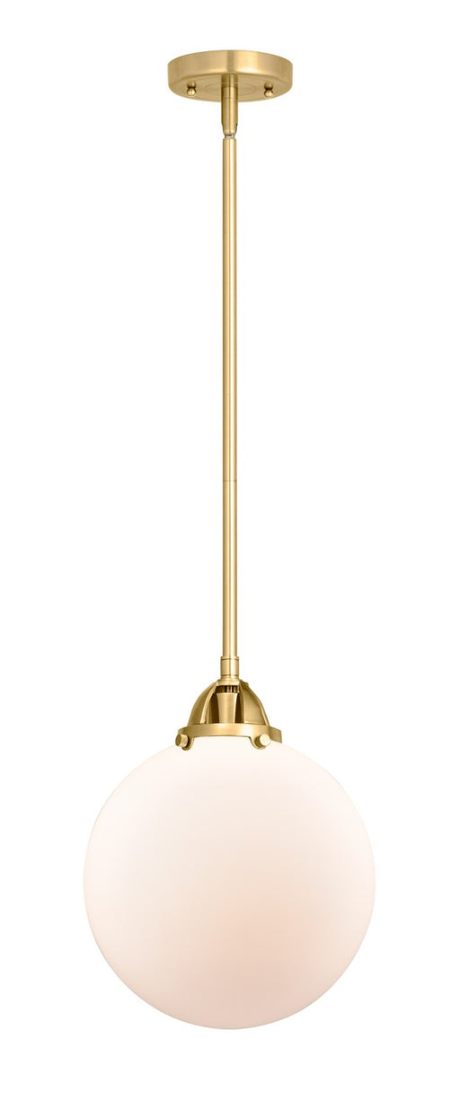 Innovations - 288-1S-SG-G201-10-LED - LED Mini Pendant - Nouveau 2 - Satin Gold