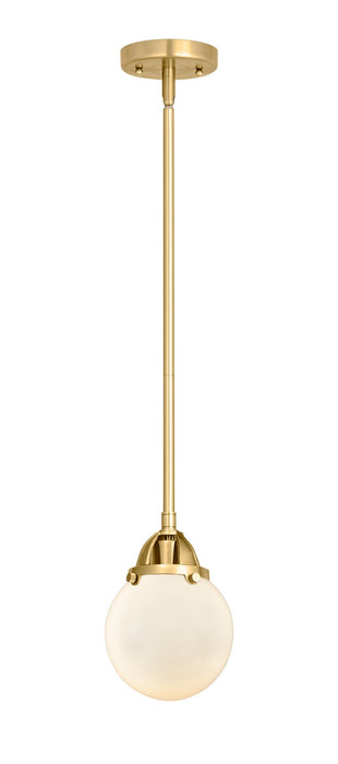 Innovations - 288-1S-SG-G201-6 - One Light Mini Pendant - Nouveau 2 - Satin Gold