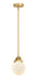 Innovations - 288-1S-SG-G201-6 - One Light Mini Pendant - Nouveau 2 - Satin Gold