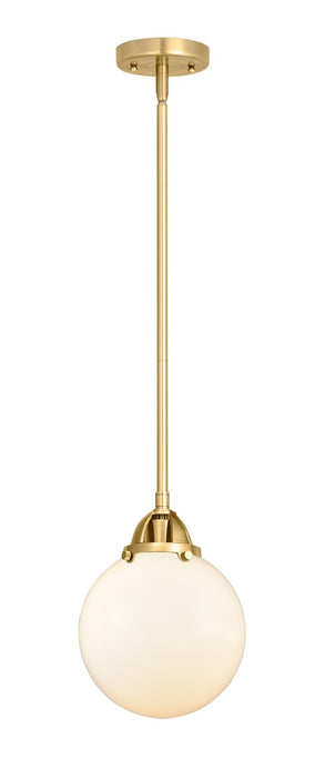 Innovations - 288-1S-SG-G201-8 - One Light Mini Pendant - Nouveau 2 - Satin Gold