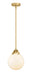 Innovations - 288-1S-SG-G201-8 - One Light Mini Pendant - Nouveau 2 - Satin Gold