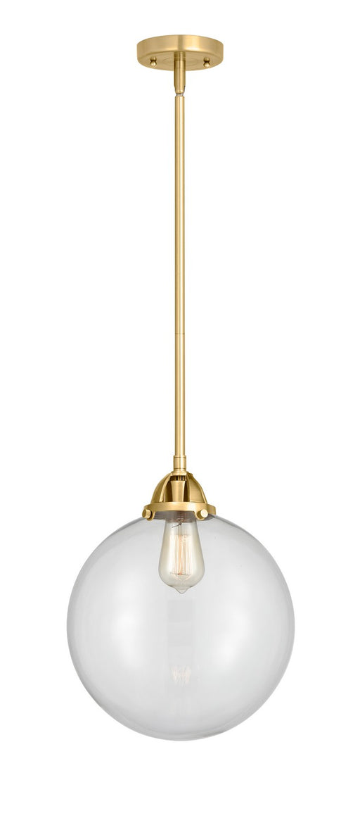 Innovations - 288-1S-SG-G202-12-LED - LED Mini Pendant - Nouveau 2 - Satin Gold