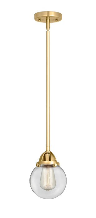 Innovations - 288-1S-SG-G202-6 - One Light Mini Pendant - Nouveau 2 - Satin Gold