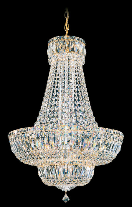 Schonbek - 6616-211O - 20 Light Pendant - Petit Crystal Deluxe - Gold