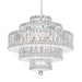 Schonbek - 6673S - 22 Light Pendant - Plaza - Stainless Steel