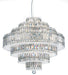 Schonbek - 6677R - 31 Light Pendant - Plaza - Stainless Steel