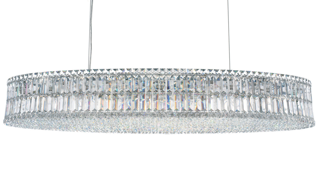 Schonbek - 6680O - Nine Light Pendant - Plaza - Stainless Steel