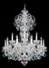 Schonbek - 6814-40H - 15 Light Chandelier - Olde World - Silver