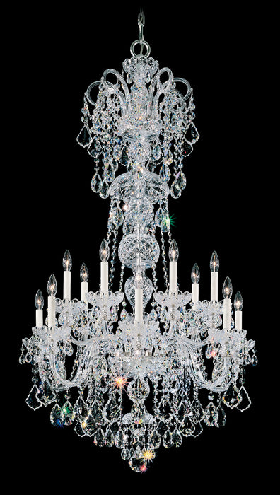 Schonbek - 6817-40H - 14 Light Chandelier - Olde World - Silver