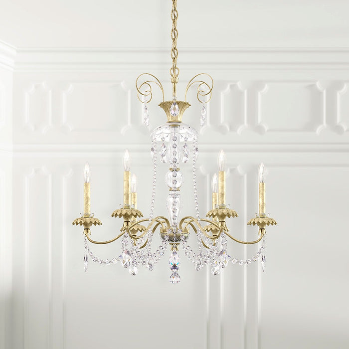 Schonbek - AT1006N-22H - Six Light Chandelier - Helenia - Heirloom Gold