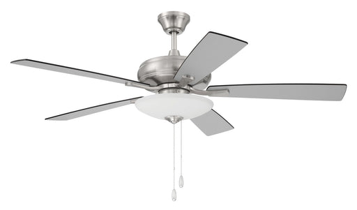 Craftmade - ECF111BNK5-BNGW - 52"Ceiling Fan - Eos 3 Light Bowl - Brushed Polished Nickel